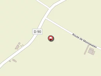 Carte de Monneveau à Barret