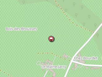 Carte de Bordas à Arthenac