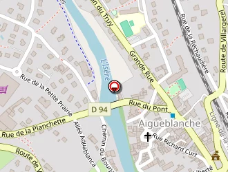 Carte de La Poste à Aigueblanche