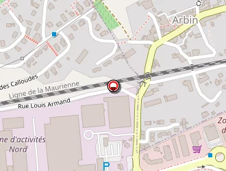 Carte de Hdm à Montmélian