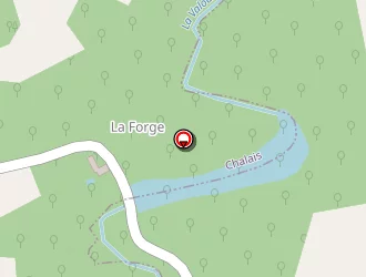 Carte de La Pension Du Chêne Blanc à Saint-paul-la-roche