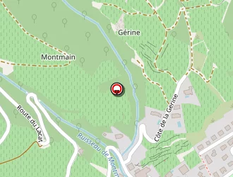 Carte de La Gerine à Ampuis