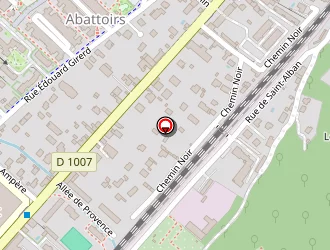 Carte de Lycée Galilée à Vienne