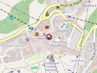 Carte de Franmic à Plagne (la)