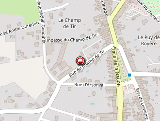 Carte de Bazert Bernard à Saint-yrieix-la-perche