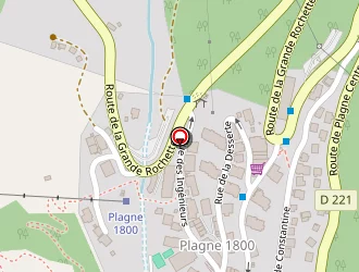 Carte de Le Cocoon à Mâcot-la-plagne