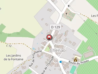 Carte de De Bont Péter à Chenac-saint-seurin-d'uzet