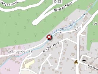 Carte de Collombet Sevan à Léchère (la)