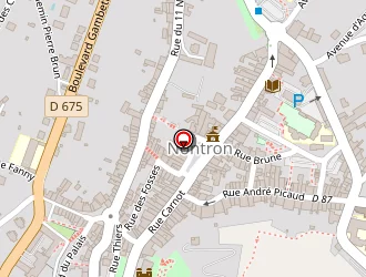 Carte de La Fontaine à Nontron