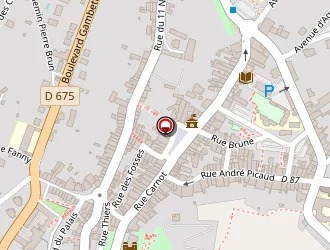 Carte de Grand Hôtel Pelisson à Nontron