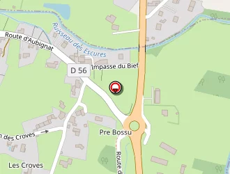 Carte de Sas Renault Ricoux Concessionnaire à Ambert