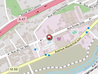 Carte de Intermarché à Rive-de-gier