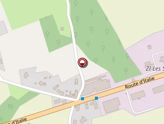 Carte de Atelier Du Pneu à Pressins