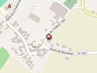 Carte de Agence Postale à Jurignac