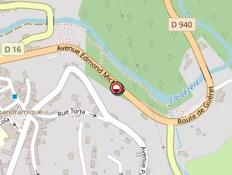 Carte de Gymnase à Treignac