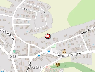 Carte de Agence Postale à Artas