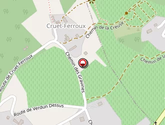 Carte de Bechet Aurélie à Cruet