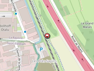 Carte de P2x à Saint-baldoph