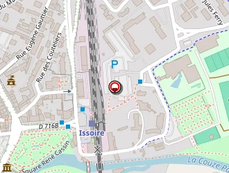 Carte de Maison Des Jeunes à Issoire