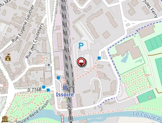 Carte de Conseil Général à Issoire