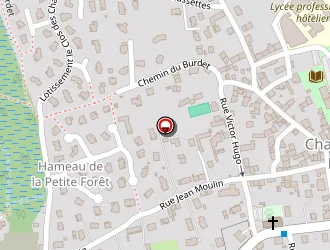 Carte de Casse Catherine à Challes-les-eaux