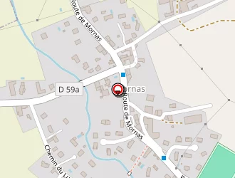 Carte de Belonelec à Saint-victor-de-cessieu