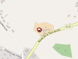 Carte de Le Tardivet à Saint-victor-de-cessieu