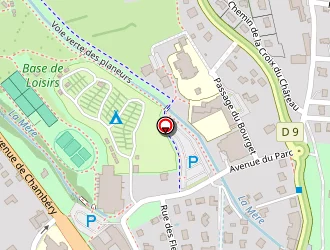 Carte de Société Générale à Challes-les-eaux