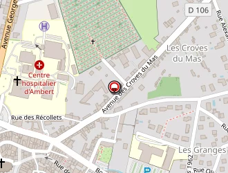 Carte de Chanteloup Jean-claude à Ambert