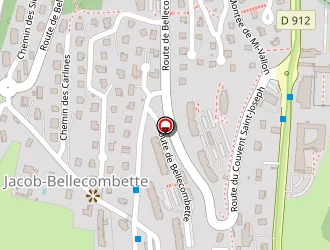 Carte de Bellecombette Services à Jacob-bellecombette
