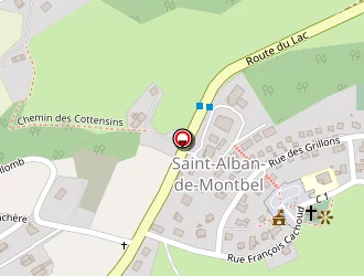 Carte de O2as' à Saint-alban-de-montbel