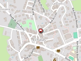 Carte de Paroisse D'echalas à Échalas