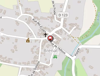 Carte de Gerbier Cécile à Brenat