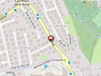 Carte de Fontvieille Bernard à Ravoire (la)