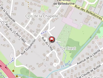 Carte de A Votre Service à Ravoire (la)