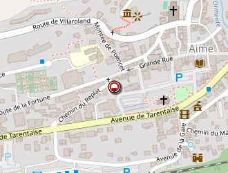 Carte de Berard Transports Services à Aime