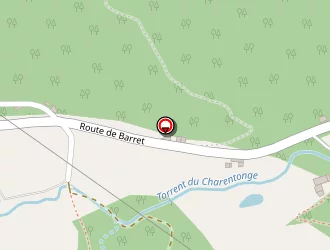 Carte de Barret à Saint-georges-d'espéranche