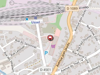 Carte de Corrèze Autos Marché à Ussel