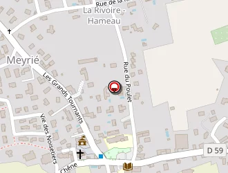 Carte de Drivot à Meyrié