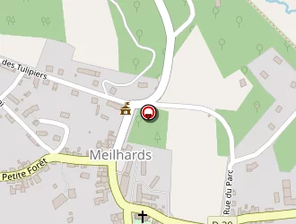 Carte de Daude Patrick à Meilhards