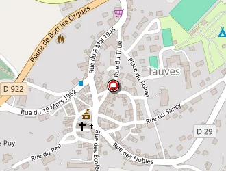 Carte de Petit Casino à Tauves