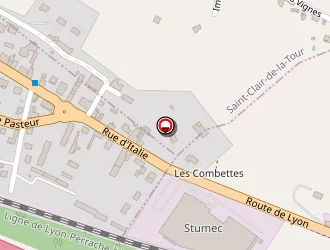 Carte de Aubax à Tour-du-pin (la)