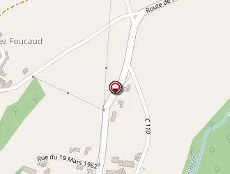 Carte de Merlaud Paysage à Gémozac