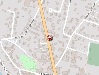 Carte de La Poste à Veauche