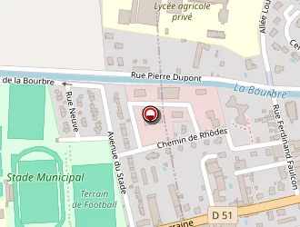 Carte de Centre Contrôle Auto à Tour-du-pin (la)