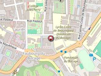 Carte de Fondation Du Bocage à Chambéry