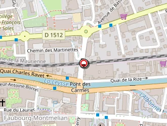 Carte de Dk Plâtre à Chambéry