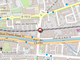 Carte de Collège Jules Ferry à Chambéry