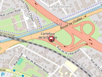 Carte de City-stade à Barberaz