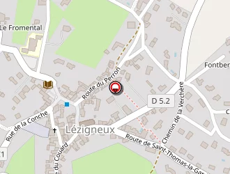 Carte de Le Salon à Lézigneux